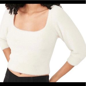 Free People Ivory sweater NWT